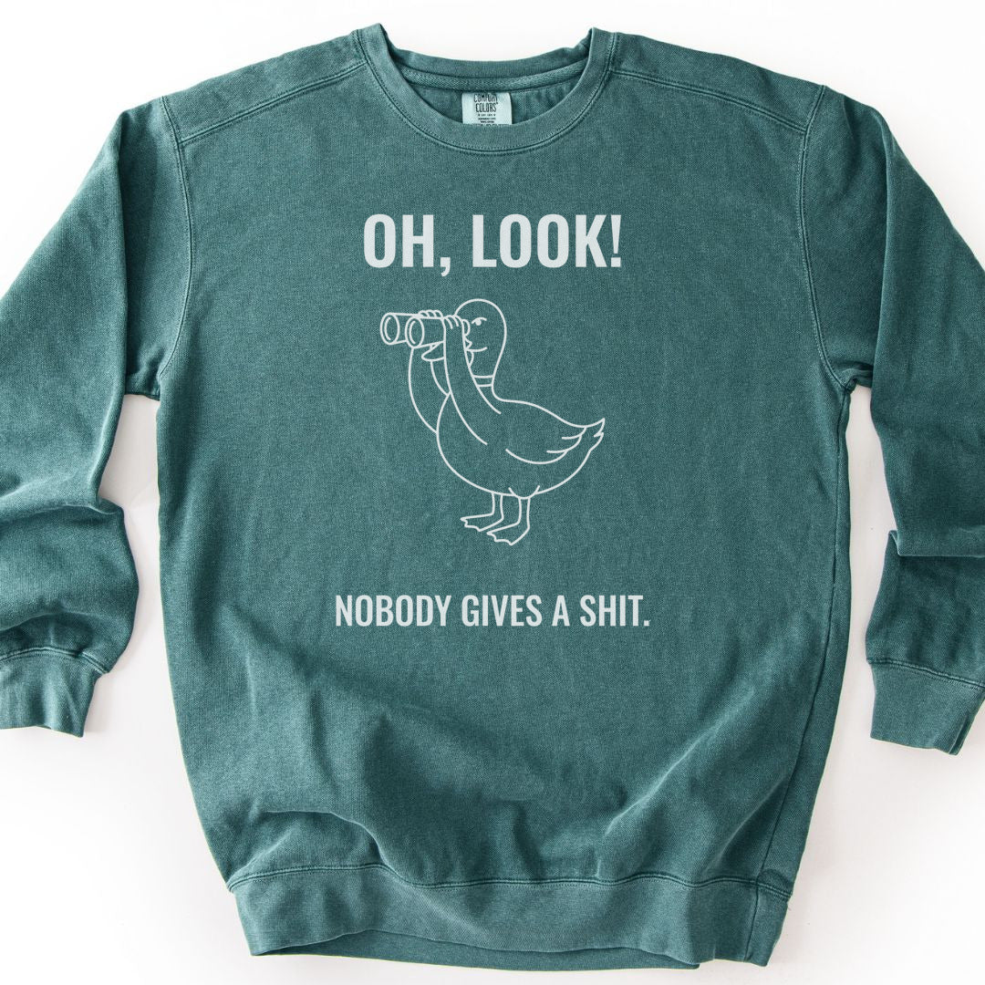 Giving A S... Premium Sweatshirt - Blue Spruce