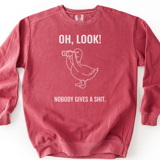 Giving A S... Premium Sweatshirt - Crimson