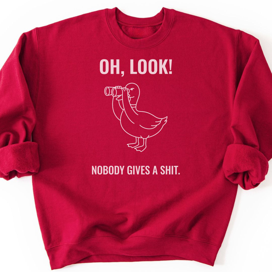 Giving A S... Sweatshirt - Cardinal Red