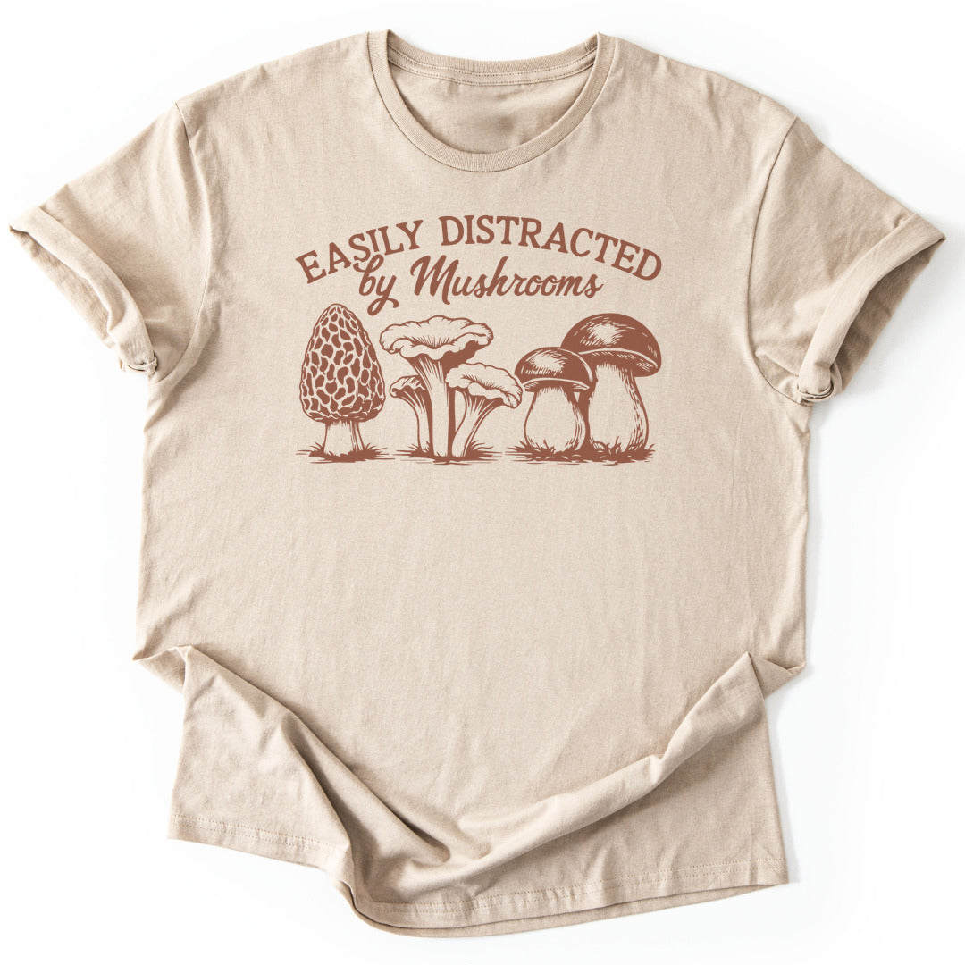 T-Shirt Sand / S Mushroom Distraction
