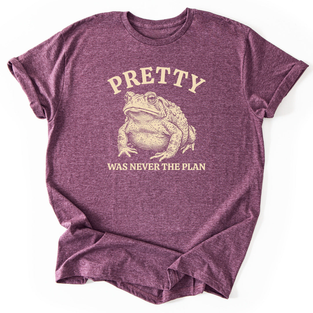 T-Shirt Heather Maroon / S Pretty