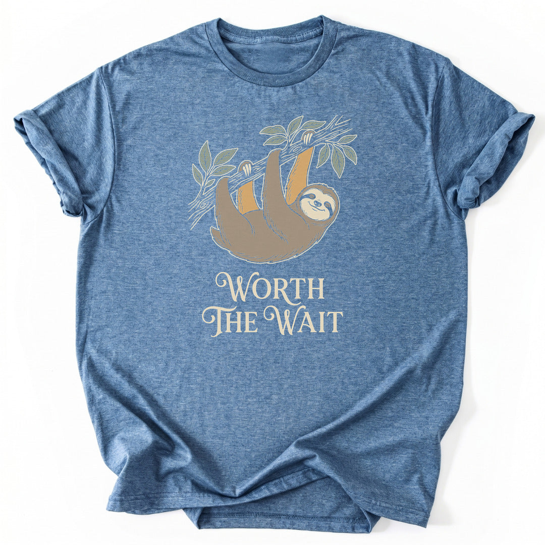 T-Shirt Heather Indigo / S Worth The Wait