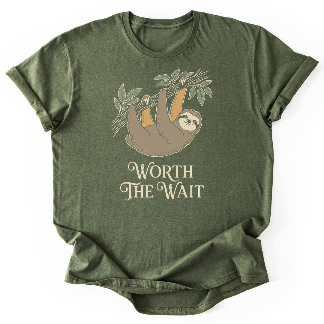 T-Shirt Military Green / S Worth The Wait