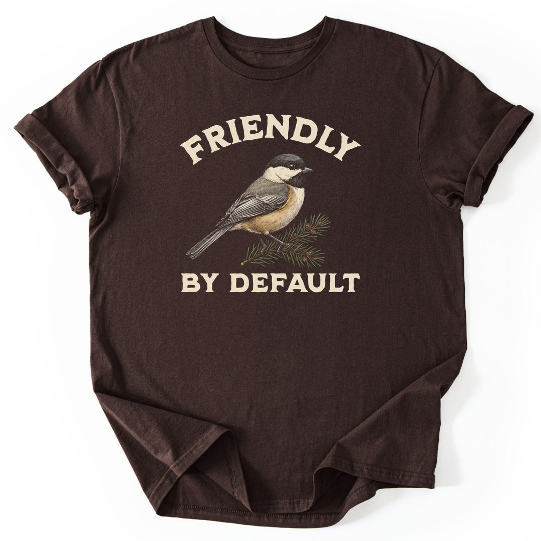 T-Shirt Dark Chocolate / S Friendly By Default