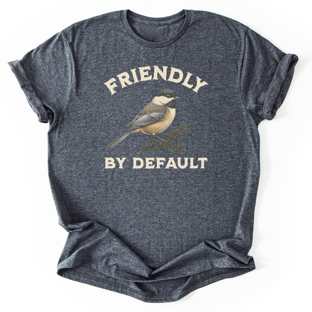 T-Shirt Dark Heather / S Friendly By Default