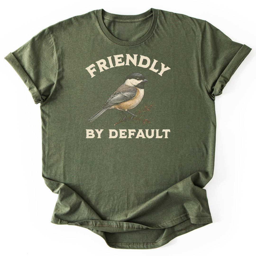T-Shirt Military Green / S Friendly By Default