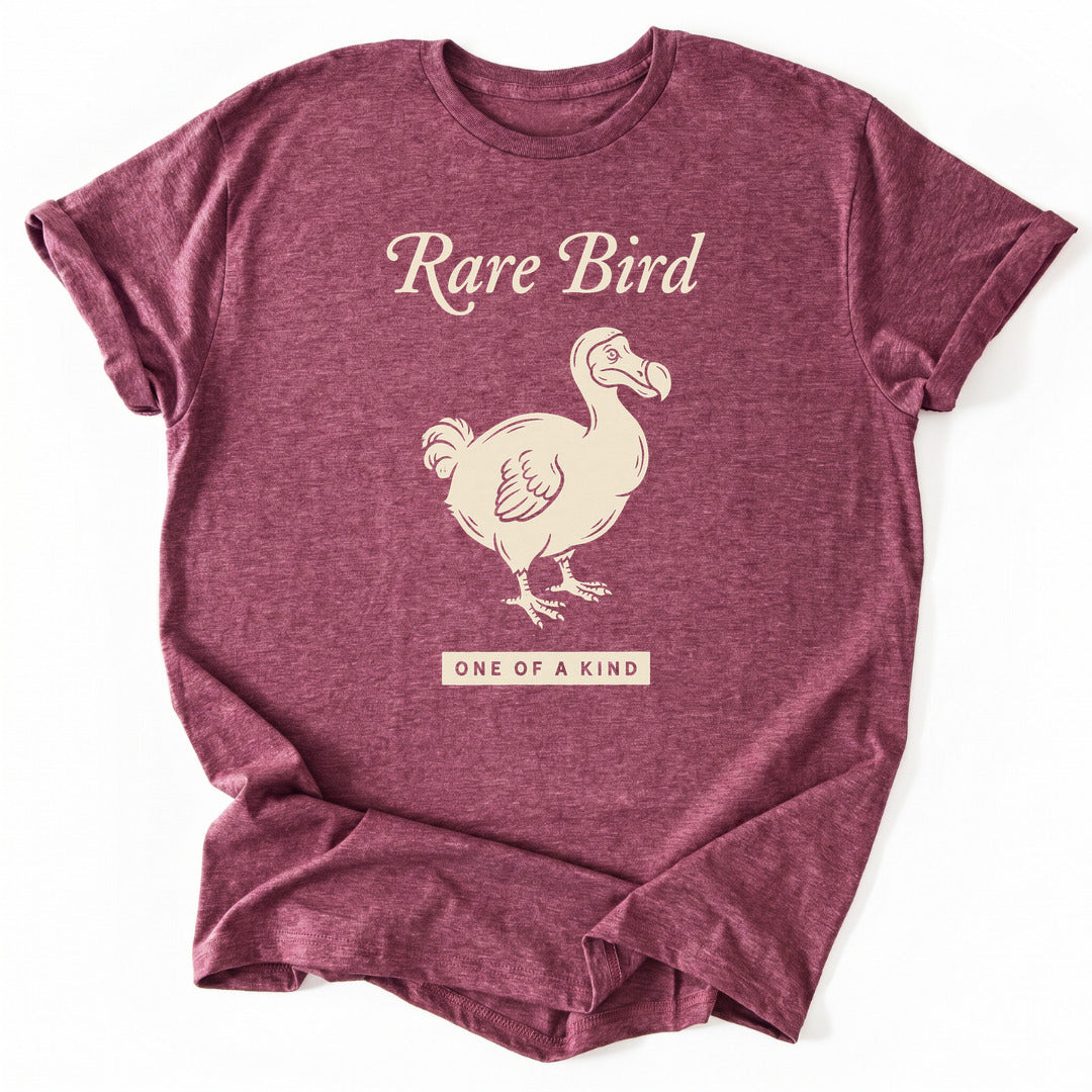 T-Shirt Heather Cardinal / S Rare Bird