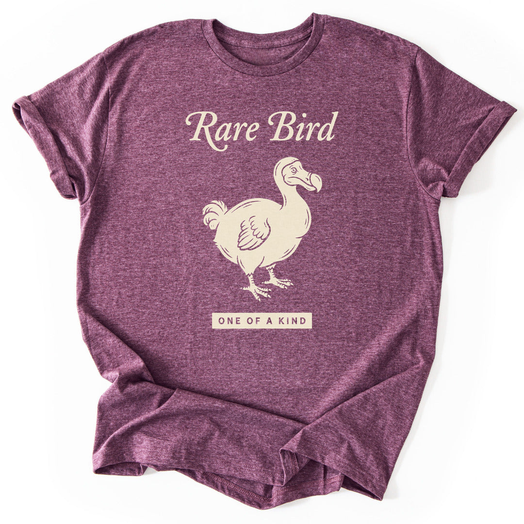 T-Shirt Heather Maroon / S Rare Bird