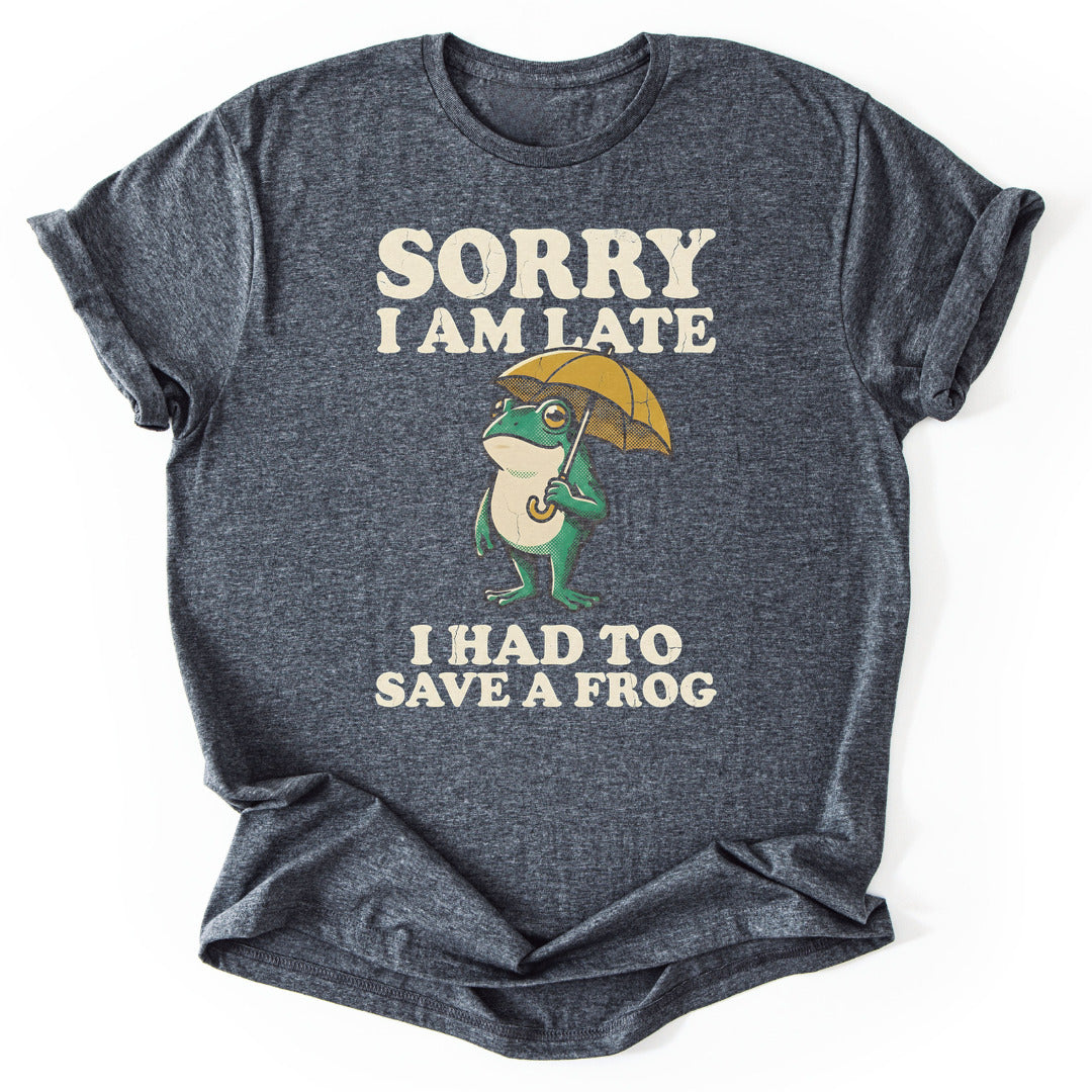 T-Shirt Dark Heather / S Frog Savior