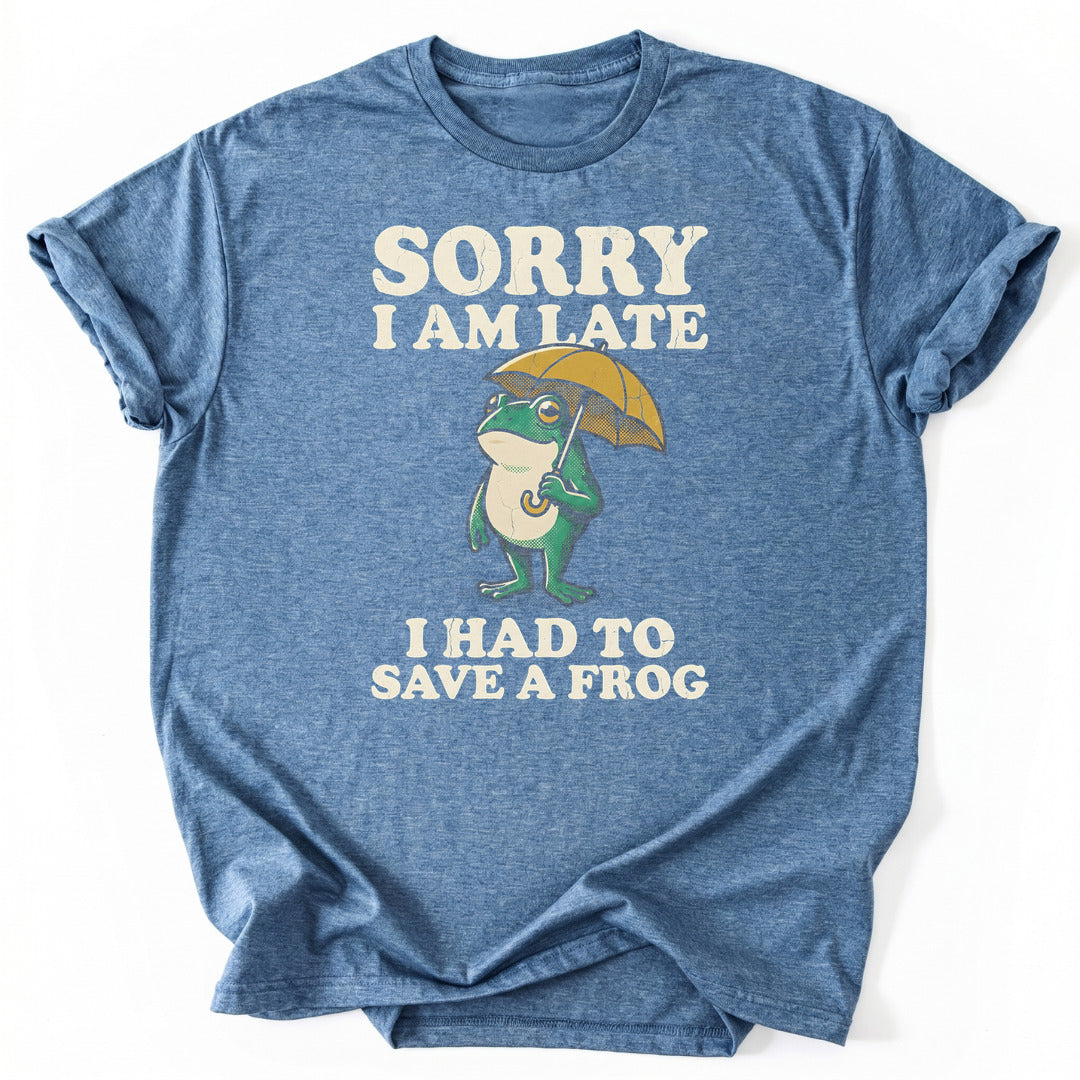 T-Shirt Heather Indigo / S Frog Savior