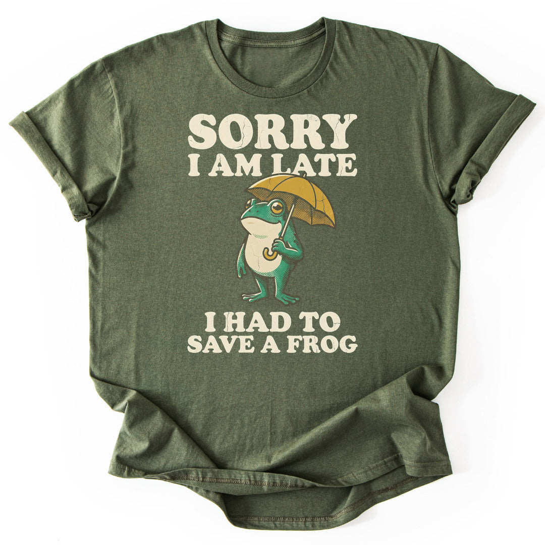 T-Shirt Military Green / S Frog Savior