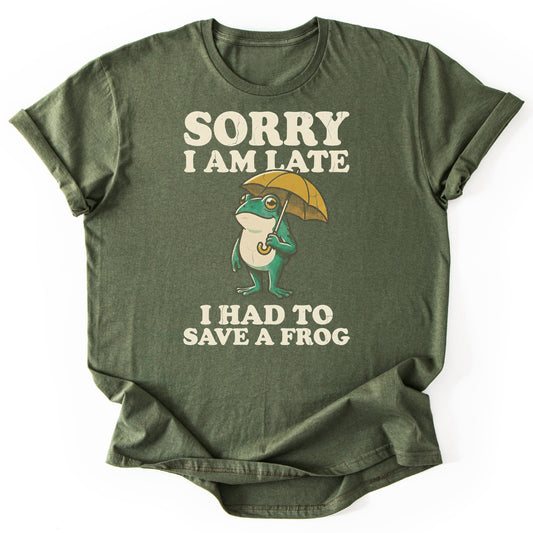 T-Shirt Military Green / S Frog Savior