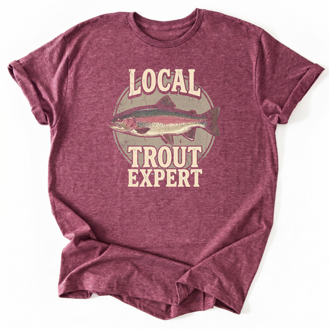 T-Shirt Heather Cardinal / S Upstream