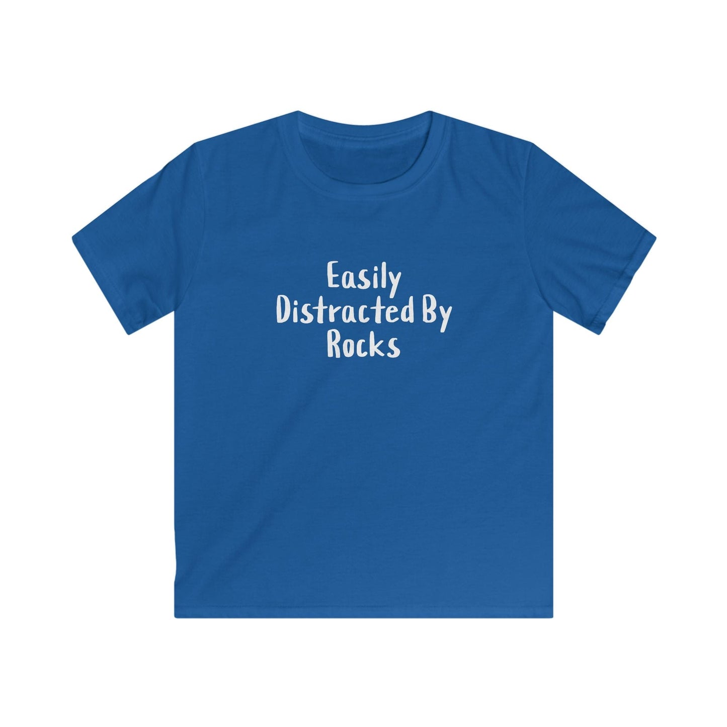 Kids clothes XS / Royal Easily Distracted By Rocks Kids T-Shirt