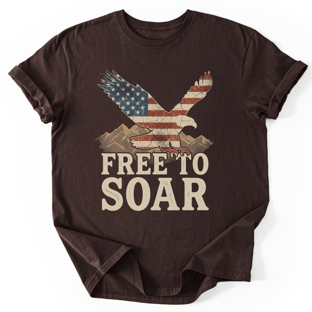 T-Shirt Dark Chocolate / S Soar Free