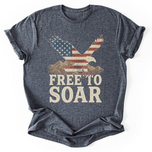 T-Shirt Dark Heather / S Soar Free