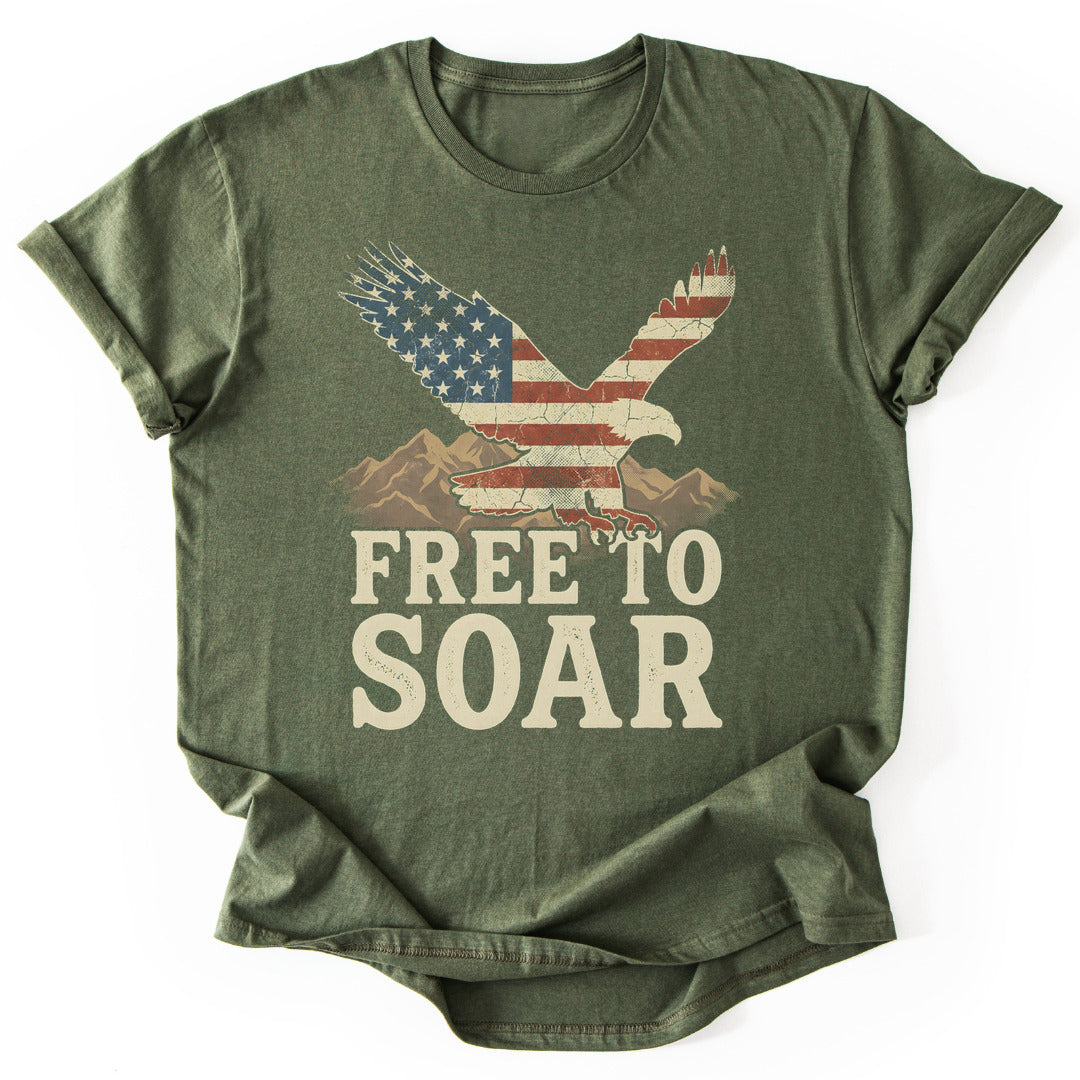 T-Shirt Military Green / S Soar Free