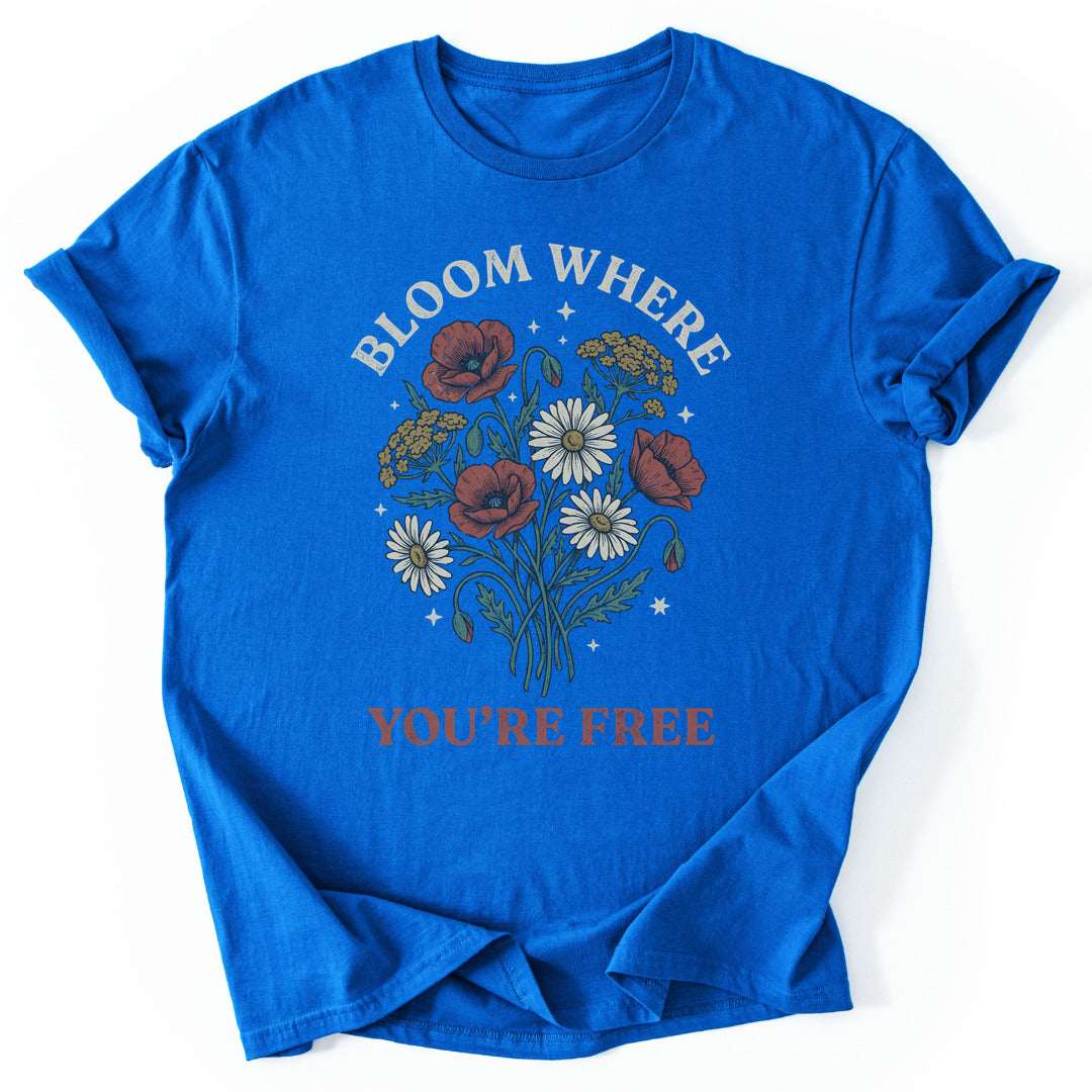 T-Shirt Royal / S Bloom Free