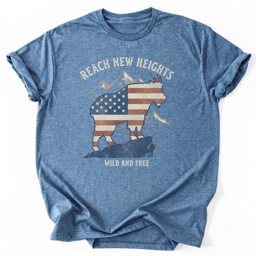 T-Shirt Heather Indigo / S New Heights