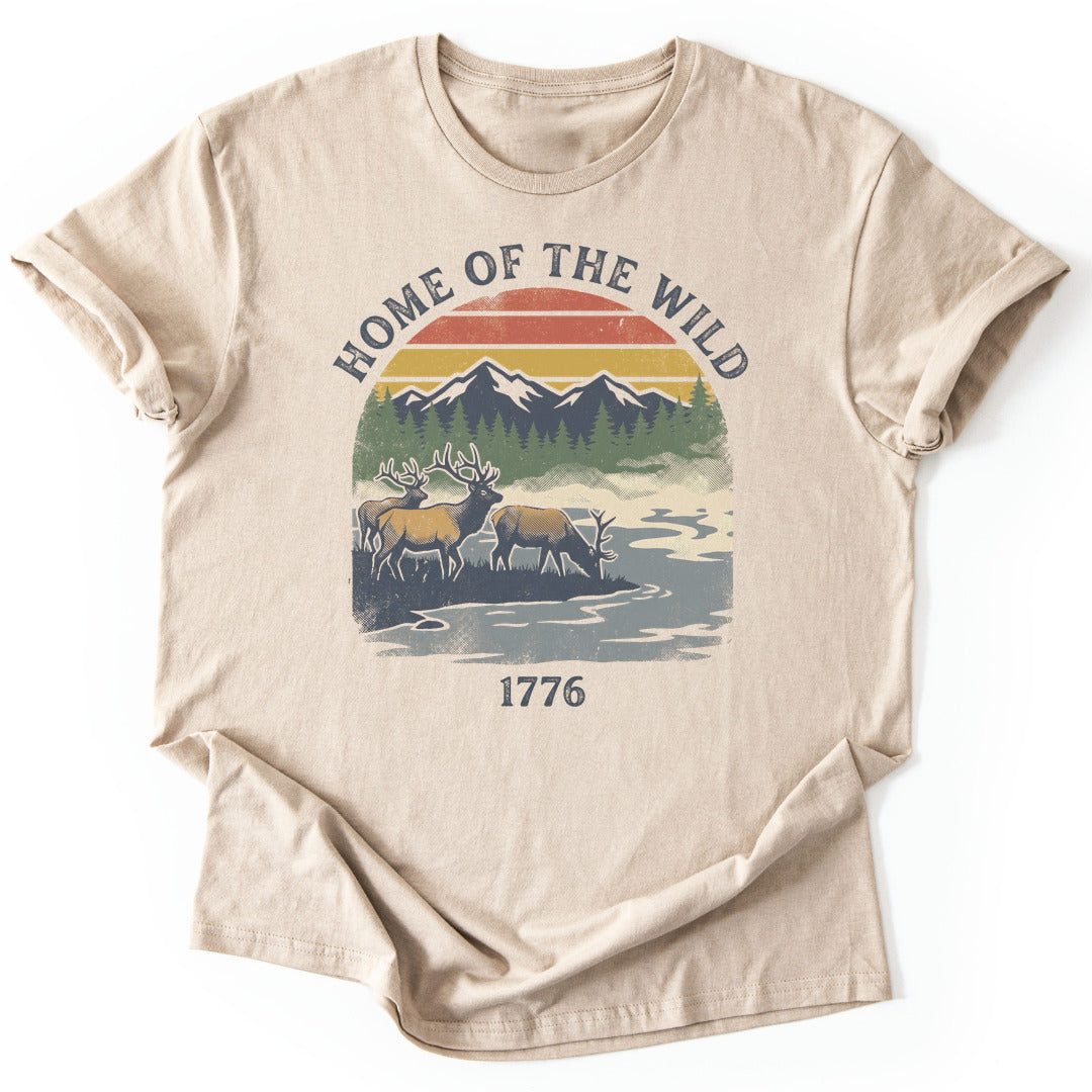 T-Shirt Sand / S Home Of The Wild