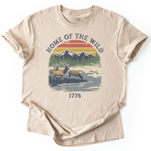T-Shirt Sand / S Home Of The Wild