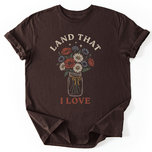 T-Shirt Dark Chocolate / S Land That I Love