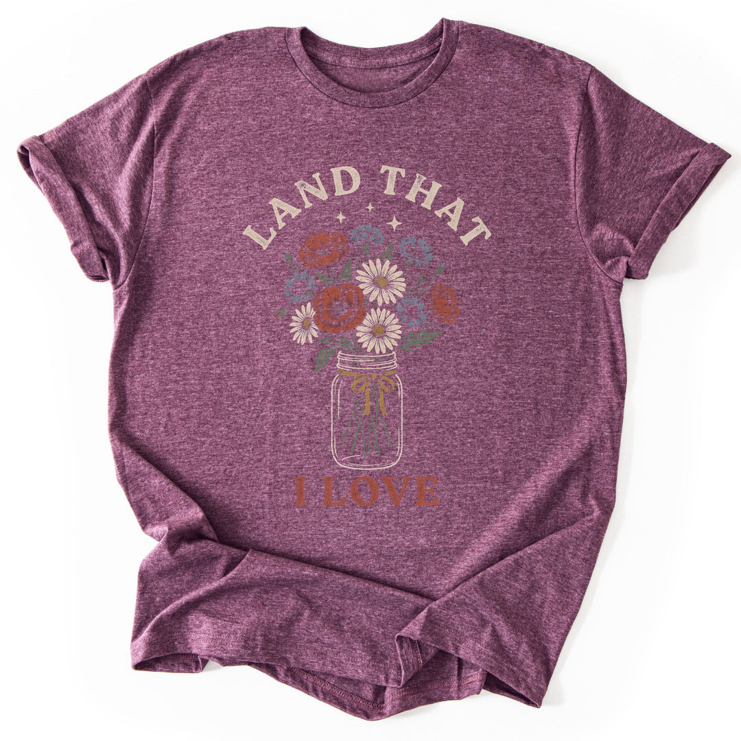 T-Shirt Heather Maroon / S Land That I Love