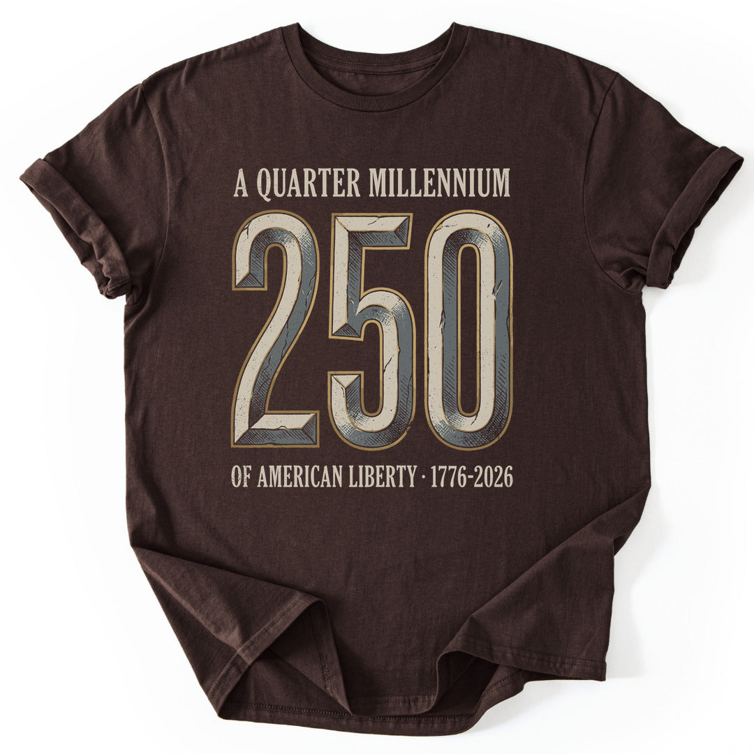 T-Shirt Dark Chocolate / S 250 Liberty