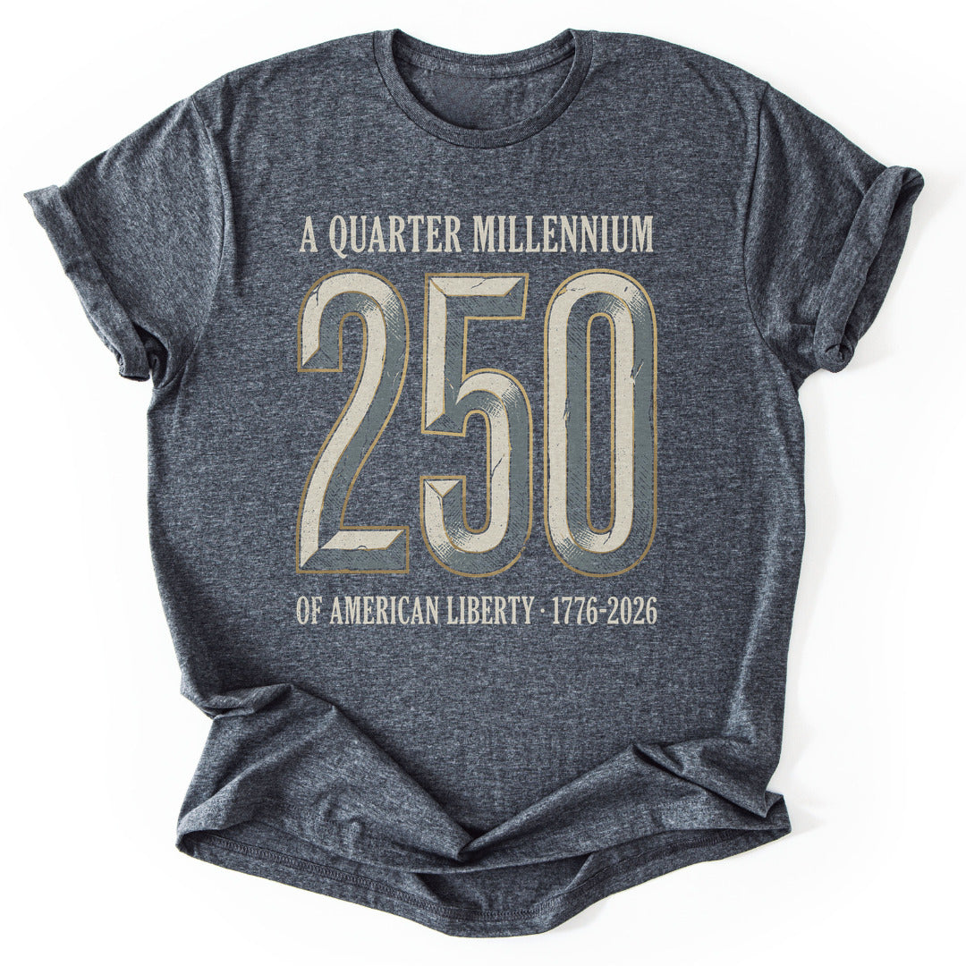 T-Shirt Dark Heather / S 250 Liberty
