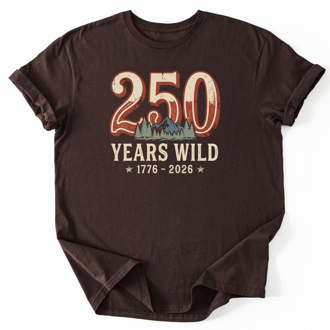 T-Shirt Dark Chocolate / S 250 Years Wild