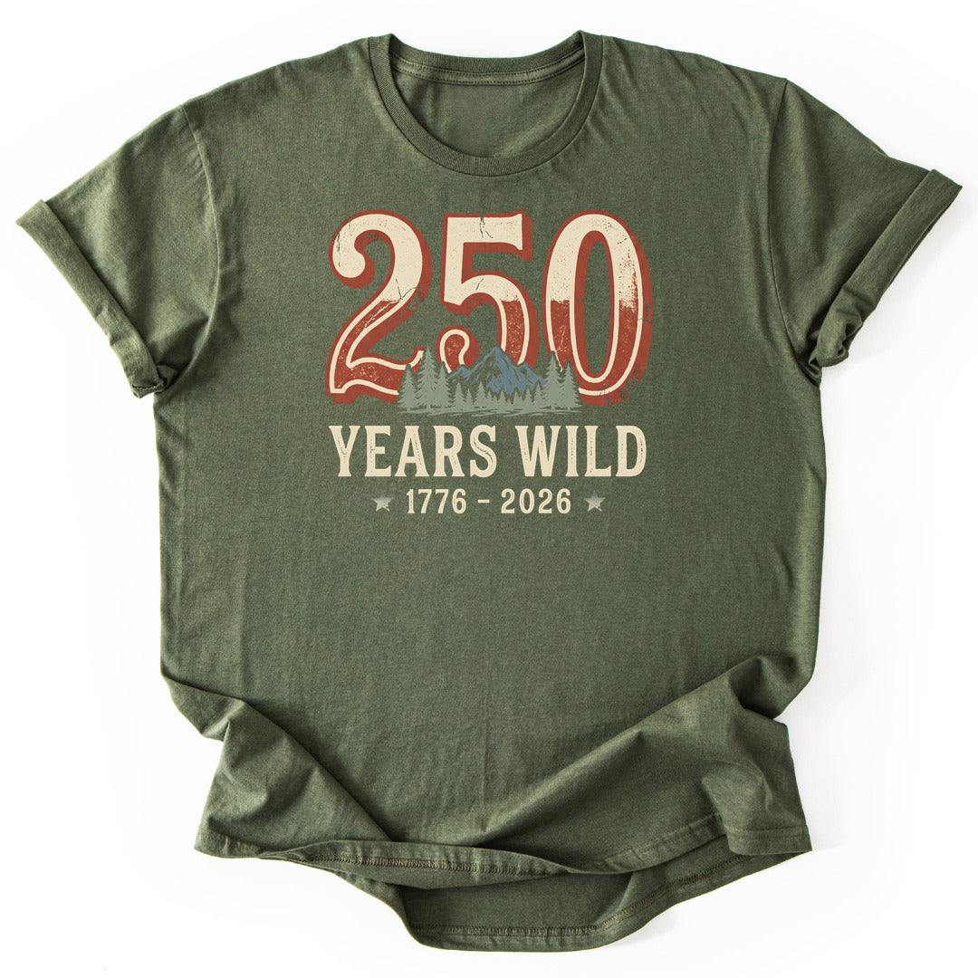 T-Shirt Military Green / S 250 Years Wild