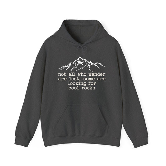 Hoodie Dark Heather / S Wanderlust & Rocks Hoodie