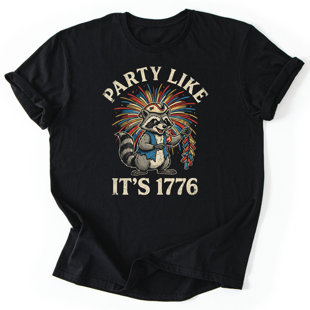 T-Shirt Black / S Party Like It's 1776