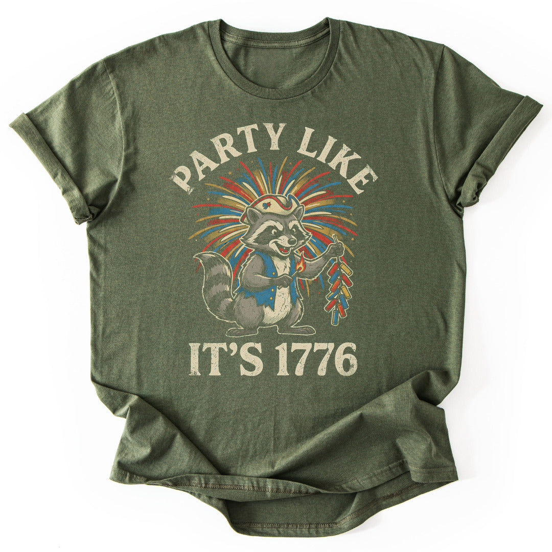 Party Like It's 1776 - Military Green