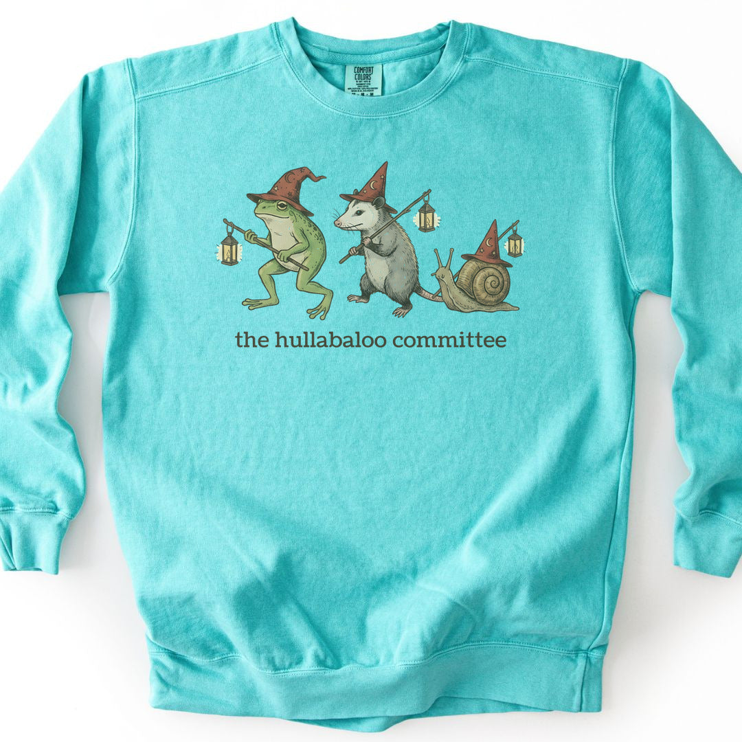 The Hullabaloo Committee Premium Sweatshirt - Chalky Mint