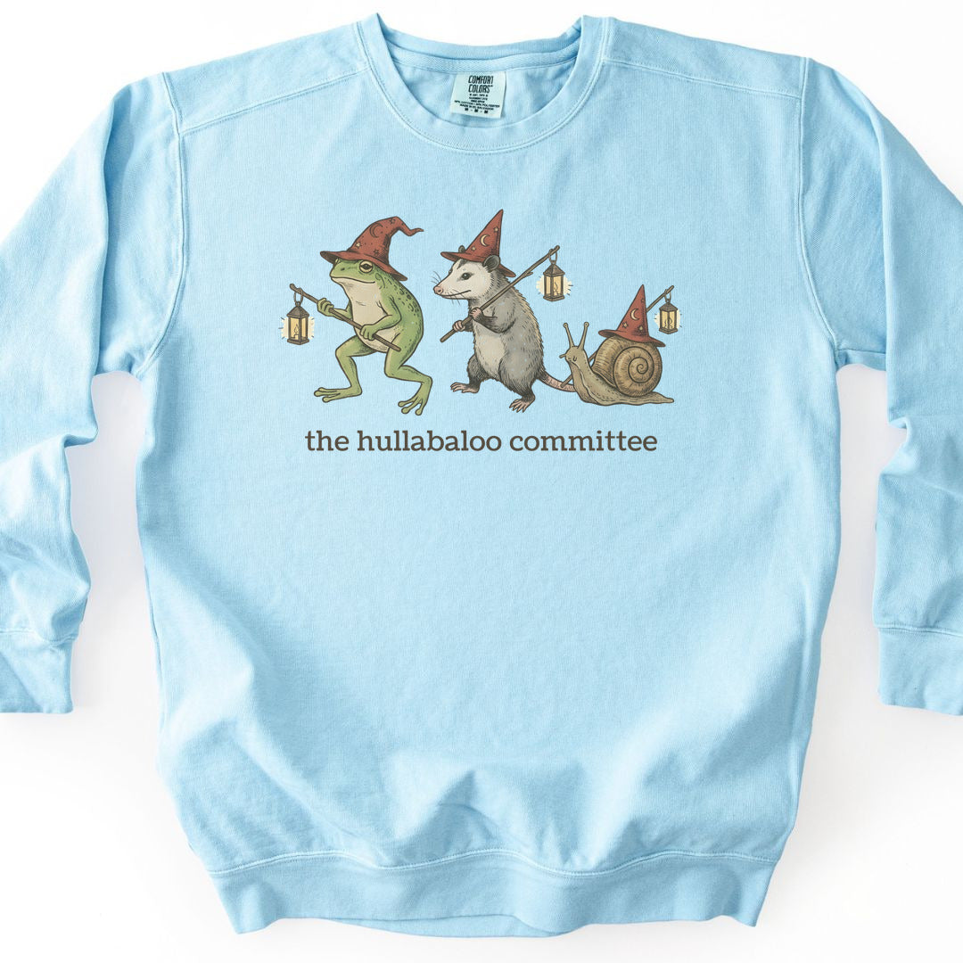 The Hullabaloo Committee Premium Sweatshirt - Chambray