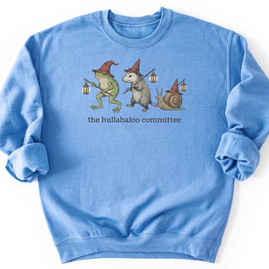 The Hullabaloo Committee Sweatshirt - Carolina Blue