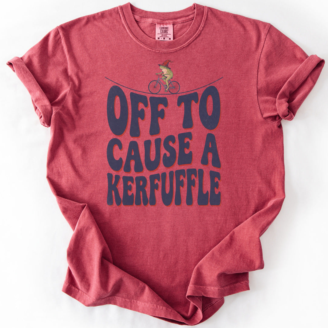 Off To Cause A Kerfuffle Premium - Crimson