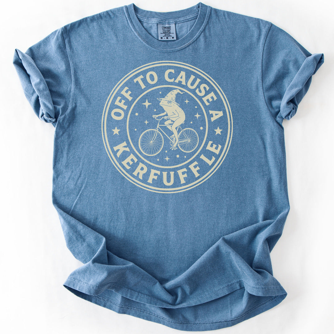 Off to Cause a Kerfuffle III Premium - Blue Jean