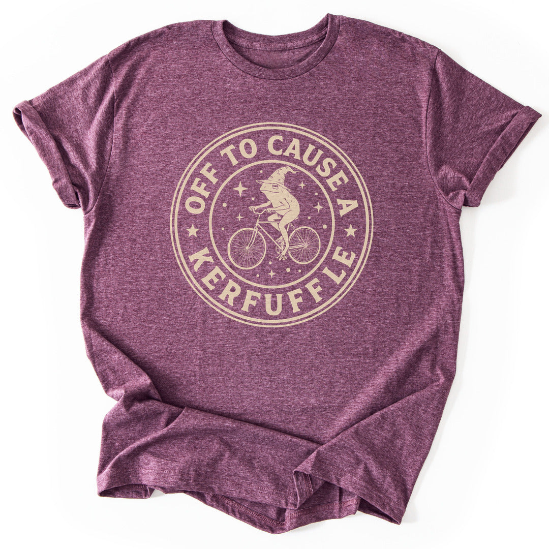 Off to Cause a Kerfuffle III - Heather Maroon