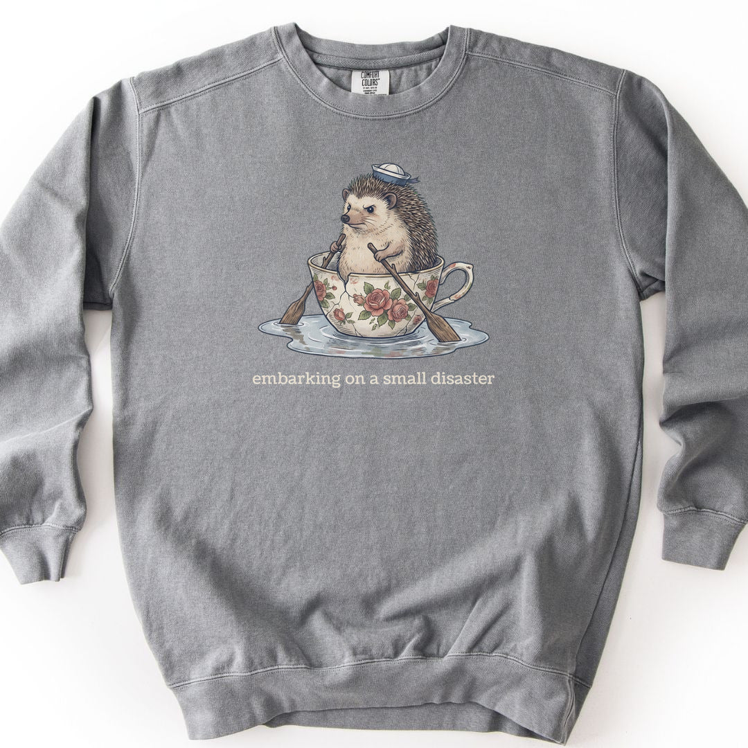 Small Disaster Premium Sweatshirt - Grey