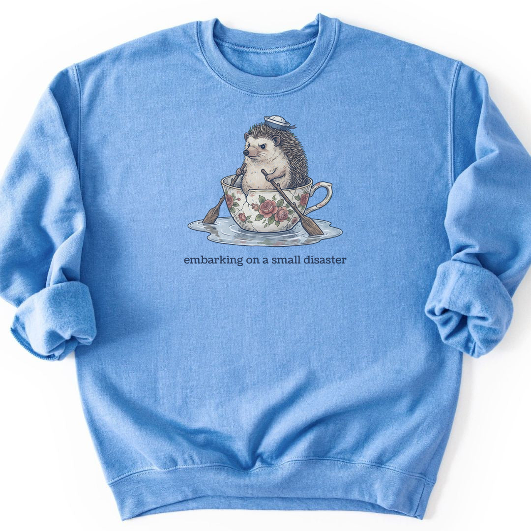 Small Disaster Sweatshirt - Carolina Blue