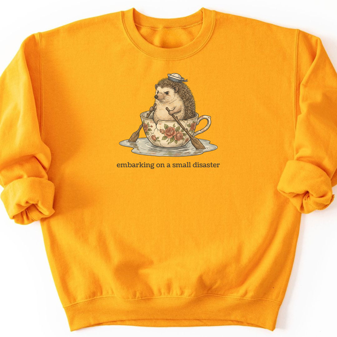 Small Disaster Sweatshirt - Gold