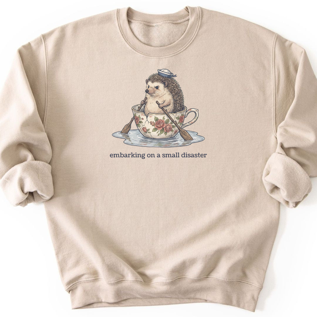Small Disaster Sweatshirt - Sand