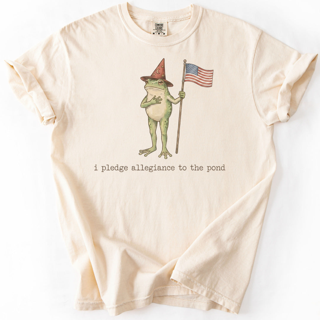 I Pledge Allegiance to the Pond II Premium - Ivory