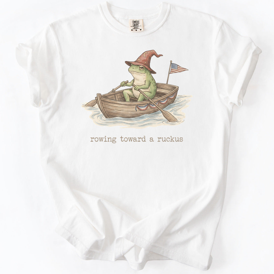 Rowing Toward a Ruckus Premium - White