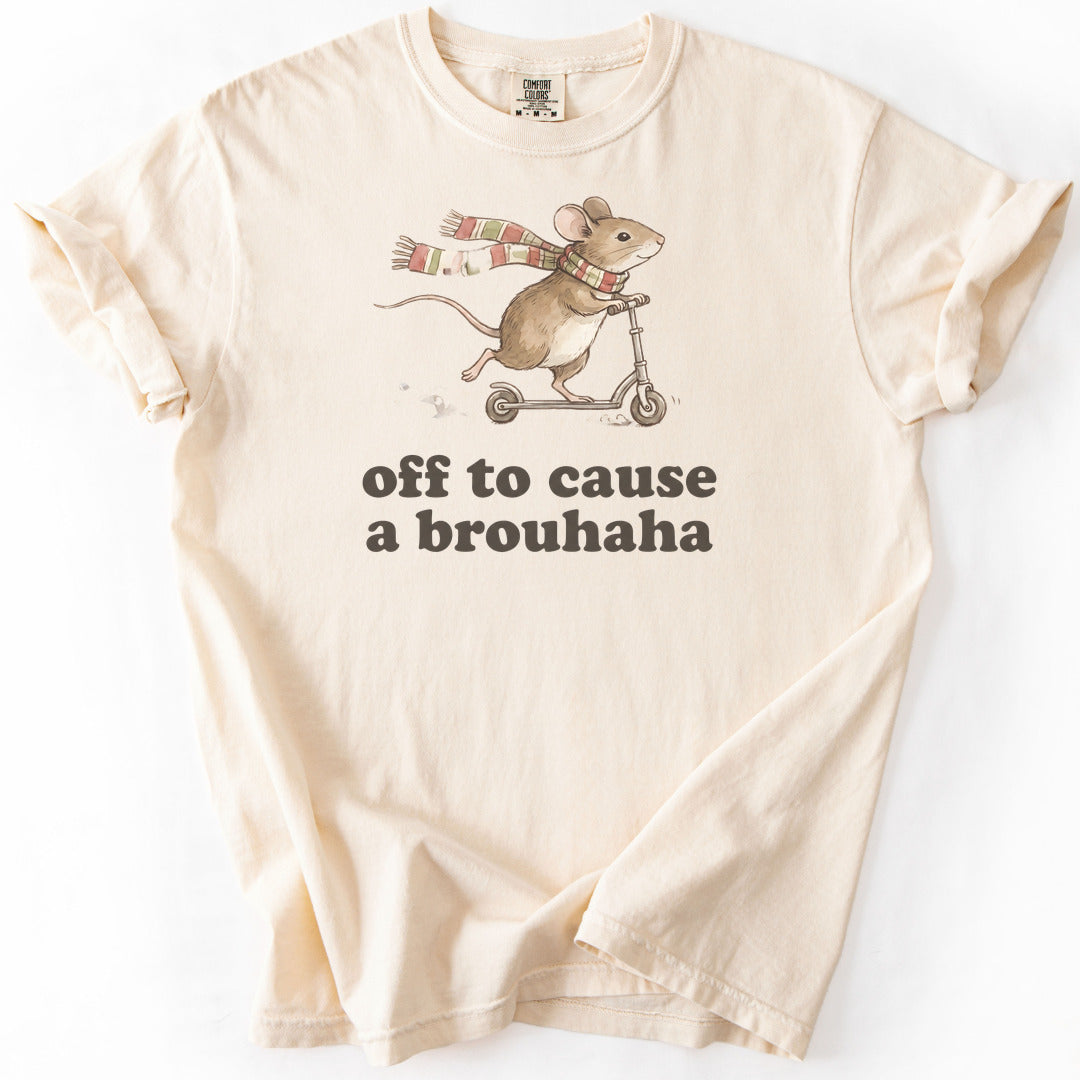 Off to Cause a Brouhaha Premium - Ivory