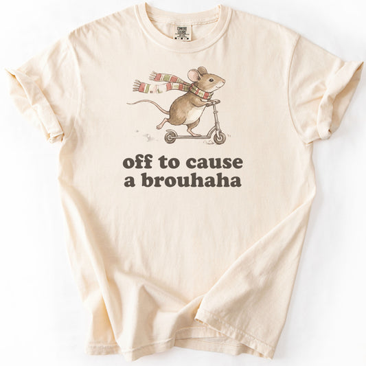 Off to Cause a Brouhaha Premium - Ivory