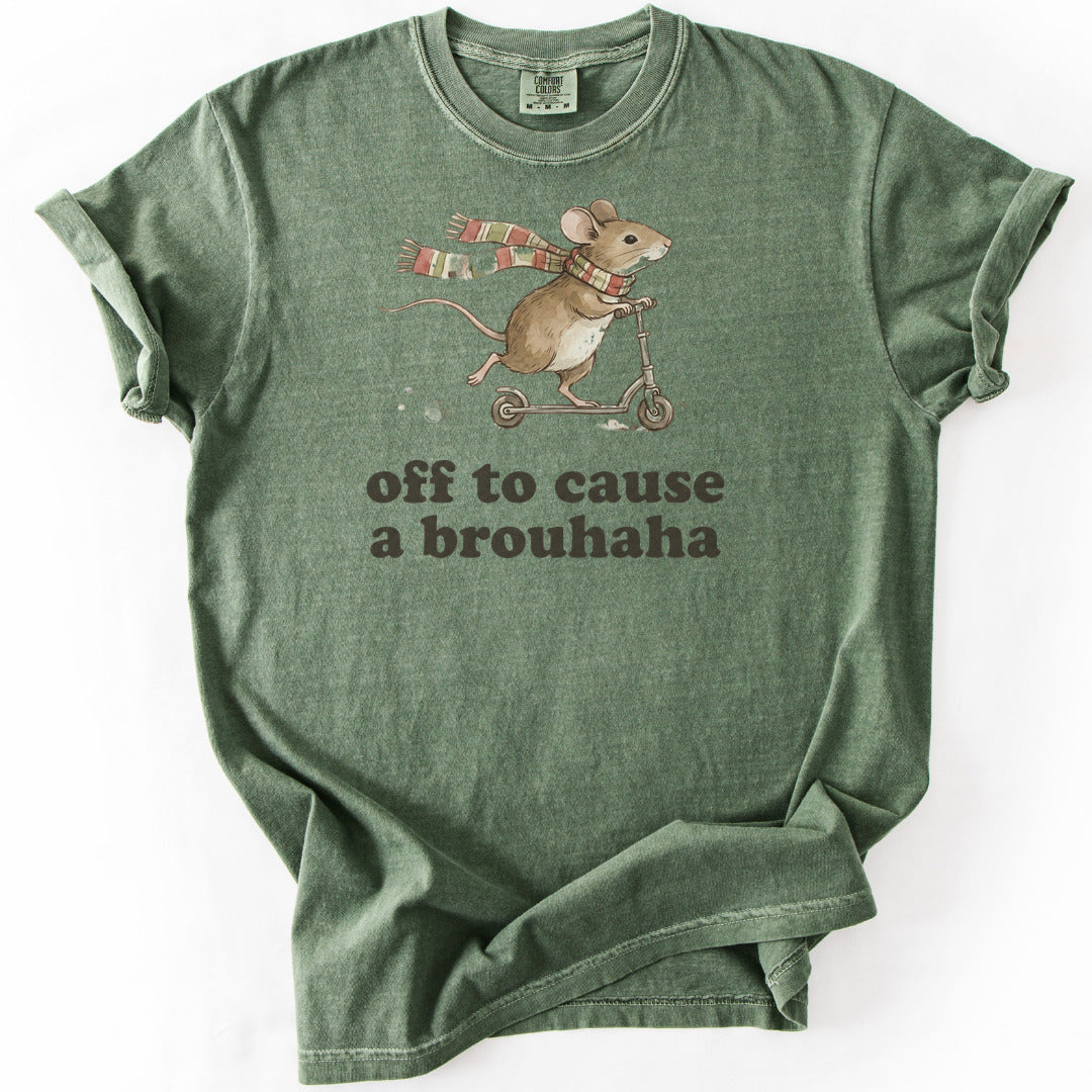 Off to Cause a Brouhaha Premium - Moss