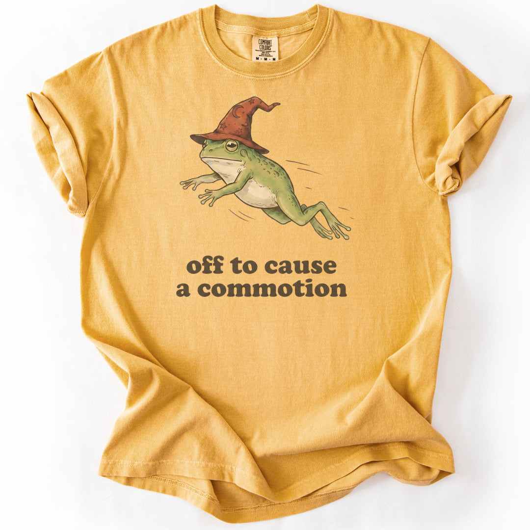 Off to Cause a Commotion Premium - Mustard